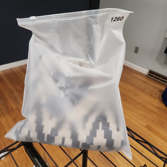 L.A.M.B. Gwen Stefani Womens L Large Cotton Cashmere Knit Zig Zag V Neck Sweater - Picture 12 of 12